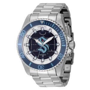 Relgio Masculino Invicta NHL Seattle Kraken em Ao ZG-42248 de 47mm - Estilo e Qualidade em um s Produto!