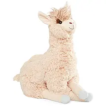 Pelúcia Llama 66 cm de Altura com Design Realista para Crianças Acima de 3 Anos, Melissa & Doug, Branca