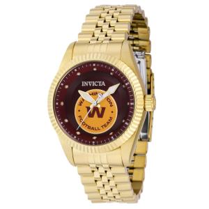 Relgio feminino NFL Washington Commanders - 36 mm. Ouro 42548