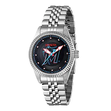 Relógio Feminino MLB Miami Marlins,