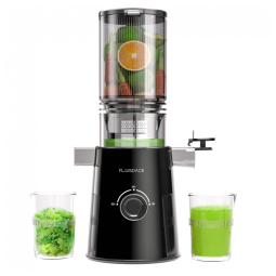 Extrator de Sucos a Frio Floisdace, Máquina de Sucos com Mastigação Lenta e Bocal, Aço Inox, Fácil Limpeza, Suco Puro