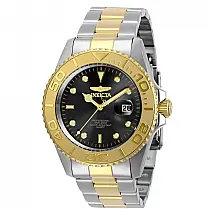 Relgio masculino profissional - 43 mm. Ao. Ouro 29948