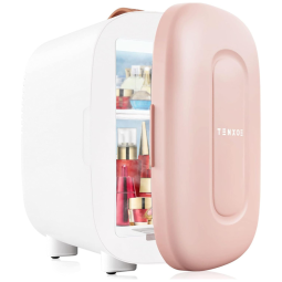 TENXOE Mini Geladeira para Skincare 4 Litros Portátil, 110V, 12V