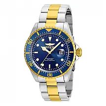 Relgio masculino profissional - 43 mm. Ao. Ouro 22058