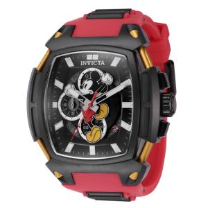Relógio Masculino Disney Mickey Mouse, Invicta 44058, Vermelho e Preto Edição Limitada