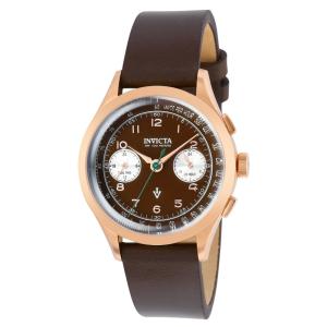 Relógio Masculino de Quartzo Vintage, Invicta ZG37058, Marrom Escuro