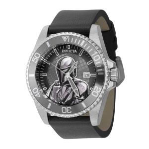 Relgio masculino Star Wars Mandaloriano - 43 mm. Preto 44158