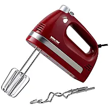 Batedeira de Mão Elétrica com 5 Velocidades e Acessórios em Aço Inoxidável, 250W, 110v, BETTER CHEF IM 822RR, Vermelho