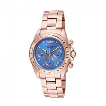 Relógio Feminino de Quartzo Speedway, Invicta 16658, Ouro Rosa e Azul Claro