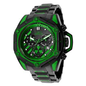 Relgio masculino Sea Monster Swiss Ronda Z60 FE calibre - 54 mm. Preto. Verde ZG-34758