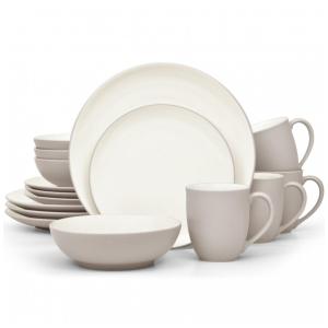 Aparelho de Jantar para Todas as Ocasiões, Elegância e Sofisticação para Sua Mesa com 16 Peças, Formato Redondo e Material de Cerâmica sem