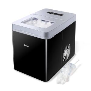 Máquina de Gelo até 14 kg em 24H Portátil, Cor, 110v, WANAI, Preto