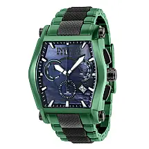 Relógio Masculino Invicta Reserve com Mostrador Madrepérola e Pulseira Intercambiável, Preto e Verde 40958