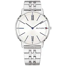 Relógio Masculino de Quartzo e Aço Inoxidável, TOMMY HILFIGER 1791511, Prateado