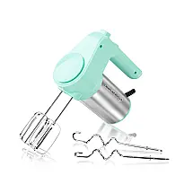 Holstein Housewares HH 09101015I Batedeira de Mão com 6 Velocidades e Acessórios de Aço Inox, 250W, 110V, Verde