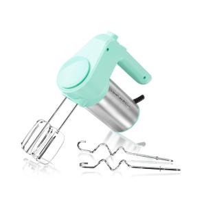 Holstein Housewares HH 09101015I Batedeira de Mão com 6 Velocidades e Acessórios de Aço Inox, 250W, 110V, Verde