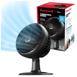 Ventilador Circulador de Mesa Oscilante Turbo Force, 110V, HONEYWELL HT 906, Preto
