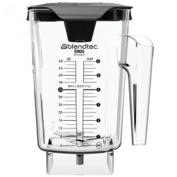 Jarra Liquidificadora Blendtec WildSide+ Ergo 40-630-68 Transparente 2.66 L 90 oz com Tampa Rígida