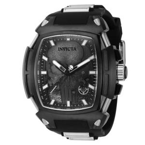 Relógio Masculino Analógico de Quartzo 53mm, Invicta Marvel Punisher 43168, Preto