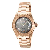 Relógio Feminino Angel, Invicta 14368, Ouro Rosa