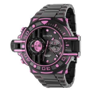 Relgio masculino Coalition Forces - 54mm. Preto. Roxo 35368