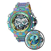 Relógio Masculino Subaqua com Mostrador Madrepérola, Invicta 35468, Prata e Iridescente