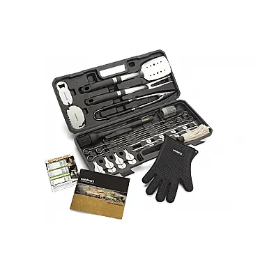 Conjunto de ferramentas de churrasco,