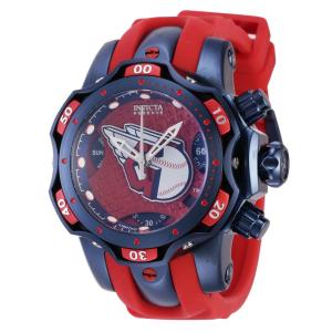 Relgio masculino reserva MLB Cleveland Guardians calibre suo Ronda Z60 - 44,4 mm. Vermelho. Azul Escuro 41868