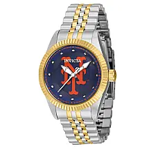 Relgio feminino MLB New York Mets - 36 mm. Ao. Ouro 42968