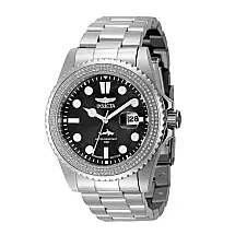 Relógio Masculino Pro Diver 0,76 quilates com Diamante, Invicta 37968, Prata e Preto