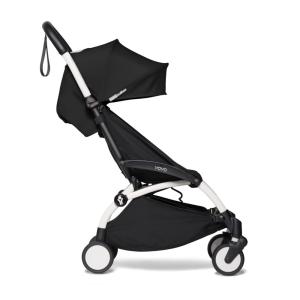 Carrinho de Bebê para Passeio Compacto Leve com Almofada de Assento e Dossel Adequado para crianças de até 22kg, BABYZEN YOYO2, Preto