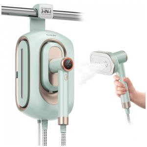 Steamer,Passadeira e Vaporizador 2 em 1 Newbealer Pro, 1550W, Vapor de 3 Níveis Turbo e 3 Modos de Calor Seco para Roupas