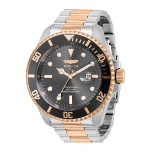 Relógio Masculino de Quartzo Pro Diver, Invicta 36078, Prata e Ouro Rosa
