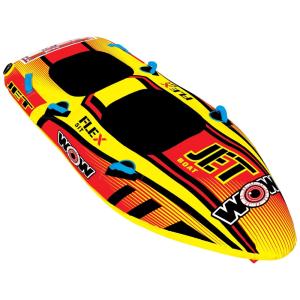 World Boia Rebocável Aquática para 2 Pessoas, WOW SPORTS, Vermelho