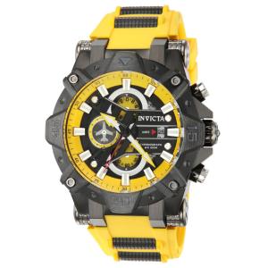 Relógio Masculino Aviator, Invicta 40178, Amarelo e Preto
