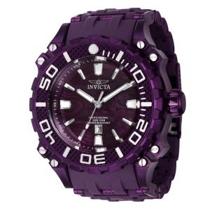 Relgio masculino Sea Spider com mostrador Abalone - 53 mm. Roxo 43178