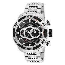 Relógio Masculino de Quartzo Speedway, Invicta 25478, Prata e Preto