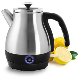 Chaleira Elétrica, Capacidade 1L, Aço Inoxidável, 1000W, 110v, CHANTAL ELSL37 07K BRS, Prateado