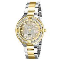 Relgio feminino anjo - 36 mm. Ao. Ouro 39678
