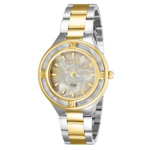 Relgio feminino anjo - 36 mm. Ao. Ouro 39678