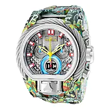 Relógio Masculino DC Comics Batman, Invicta 35878, Prata e Revestimento Aquático