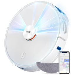 Aspirador de Pó Robô com Auto Carregamento e Sucção Forte 2700PA, 110V, Imou RVL11, Branco