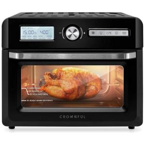 Forno Mtifuncional, 18L, 10 em 1, 1500W, 110v, CROWNFUL TO5712T UL, Preto