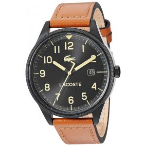 Relógio Masculino de Quartzo, com Pulseira de Couro, LACOSTE 2011021, Marrom