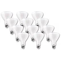 Lâada LED Potência 65W Base E26 Natural 2700K, 12 Unidades, CREE LIGHTING TBR30 06527FLFH25 12DE26 1 E1 MP, Branco