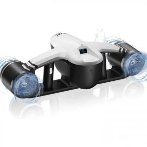 Scooter de Propulsor Aquático Mergulhe de ate 50 Metros para Crianças e Adultos 700W, LEVOTY, Branco