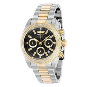 Relógio Masculino Speedway 0,92 quilates com Diamante, Invicta 38288, Prata, Dourado e Preto