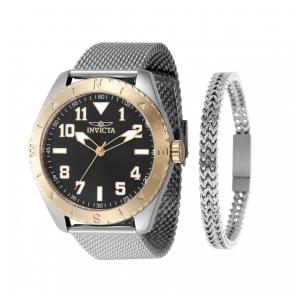 Relógio Masculino Invicta Specialty 45mm, Aço Com Conjunto de Pulseiras 48288