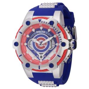 Relgio masculino MLB Chicago Cubs - 51,5 mm. Ao. Azul 43488