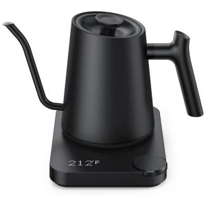 Chaleira Elétrica 0.9L, Aço Inoxidável, 1200W, 110v, AIRYOYO, Preto